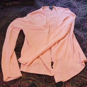 Pink cardigan by Eileen Fisher Size M